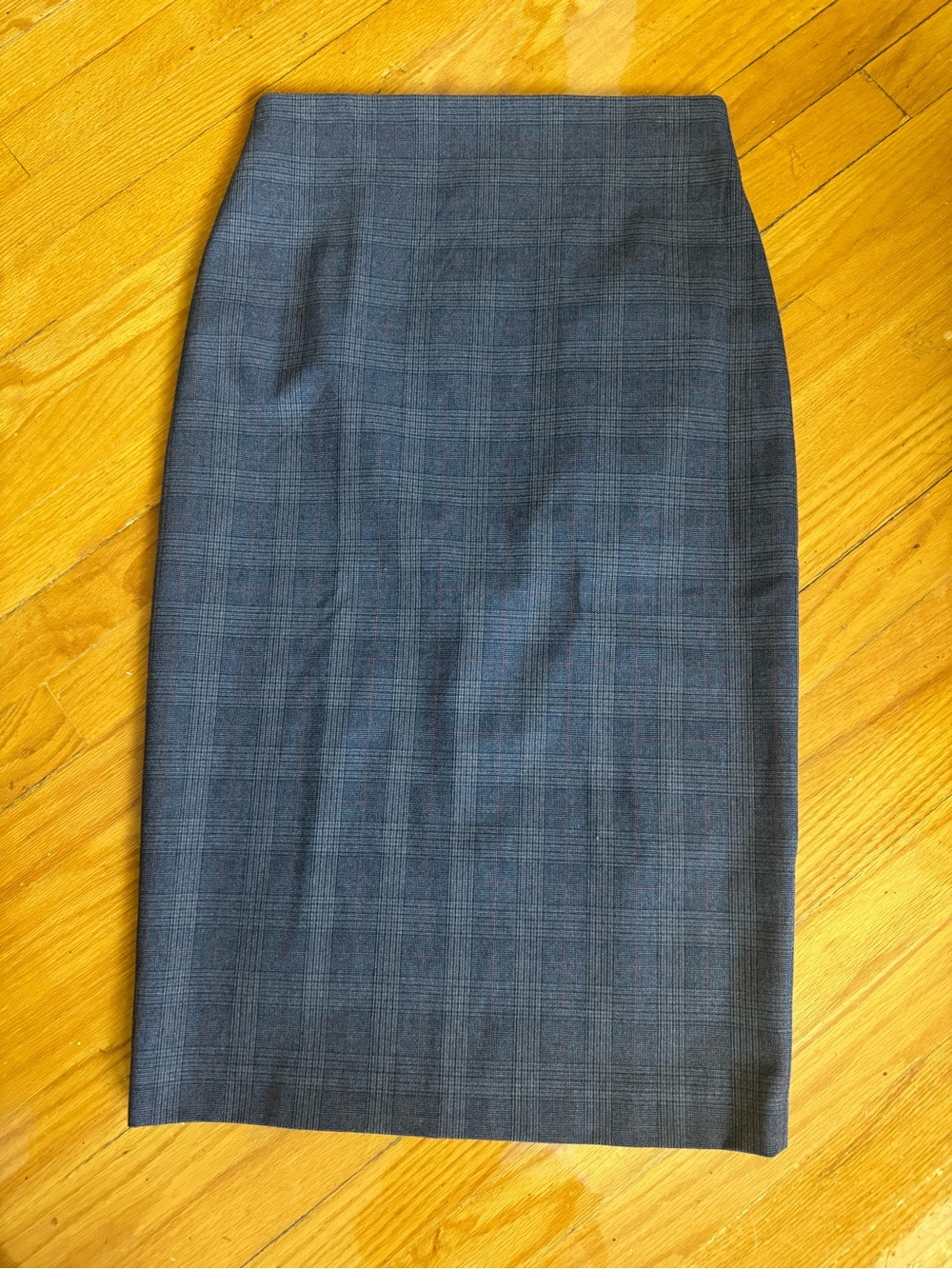 NWT Plaid Brown and Grey Zara Pencil Skirt Women's Work Skirt Size M